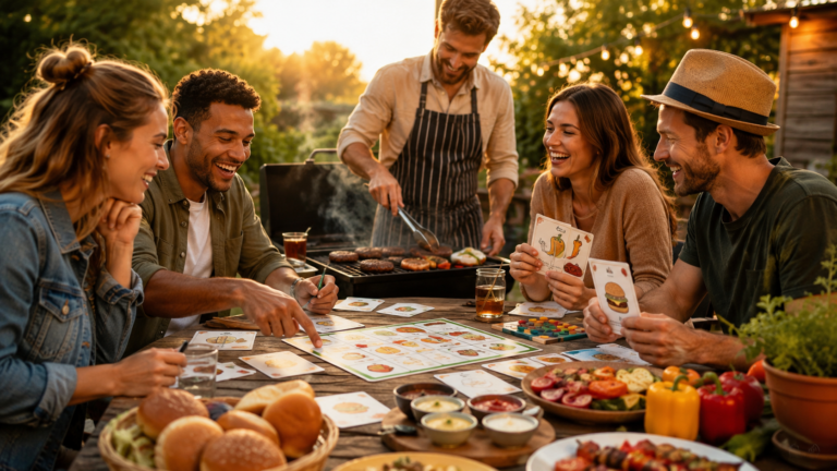 Spiele für Grillabende: So wird gemeinsames Essen noch geselliger