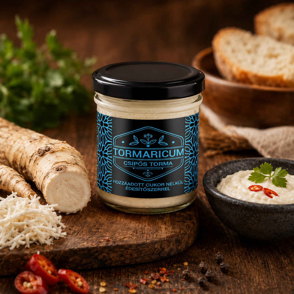 Tormaricum scharfe Meerrettichcreme ohne Zuckerzusatz 150 g – Bild 2