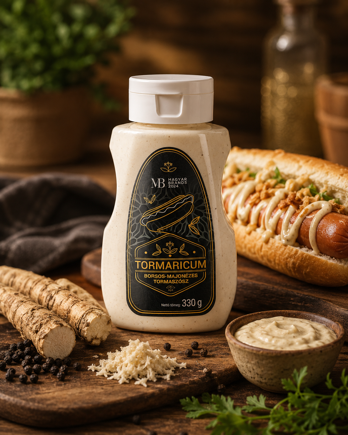 Tormaricum Pfeffer-Mayonnaise-Meerrettichsauce 330 g – Bild 2