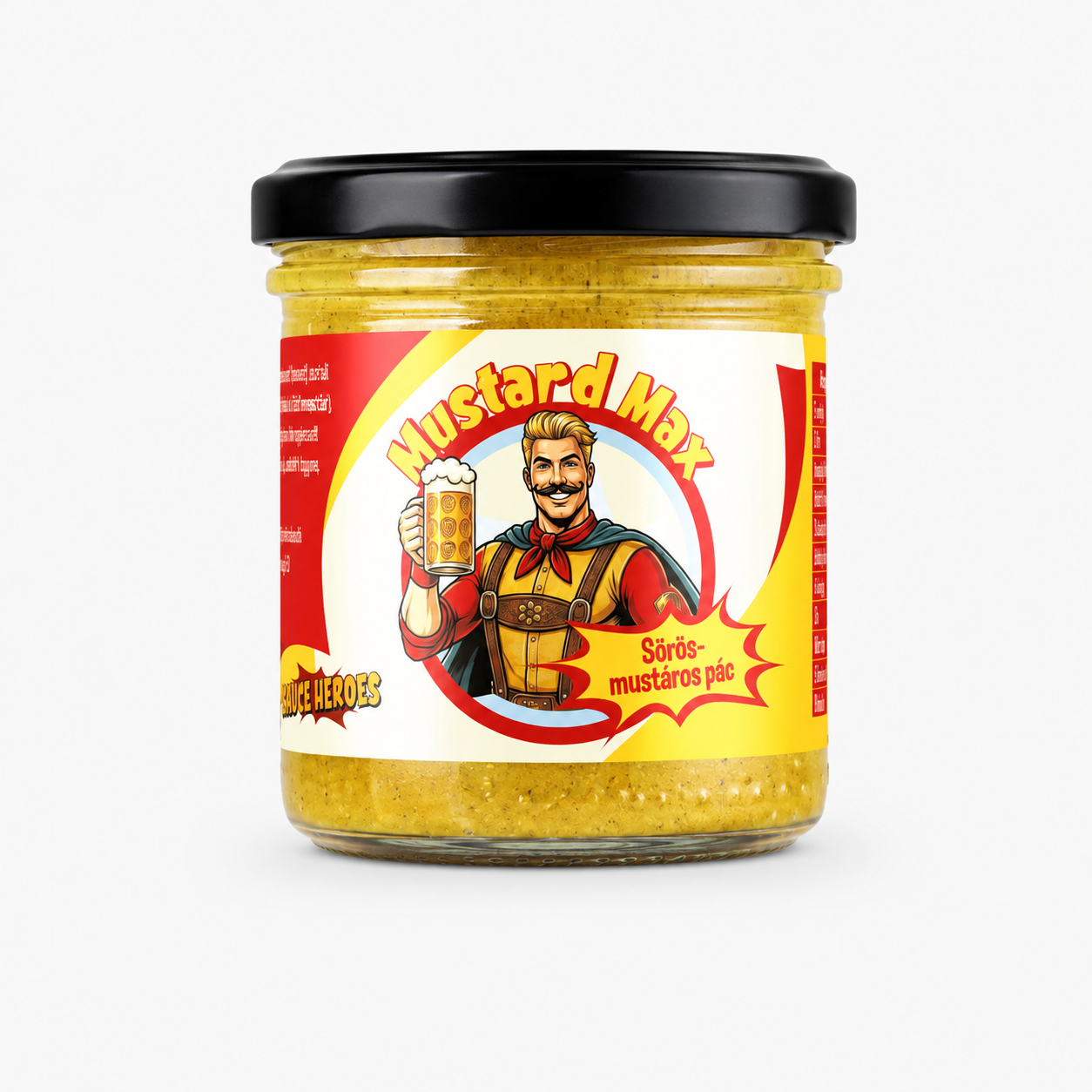 Sauce Heroes Mustard Max Bier-Senf-Würzmarinade 140 g