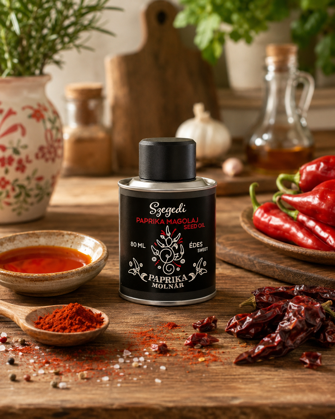 SZEGEDI Paprikasamenöl mild-pikant 80 ml – Bild 2