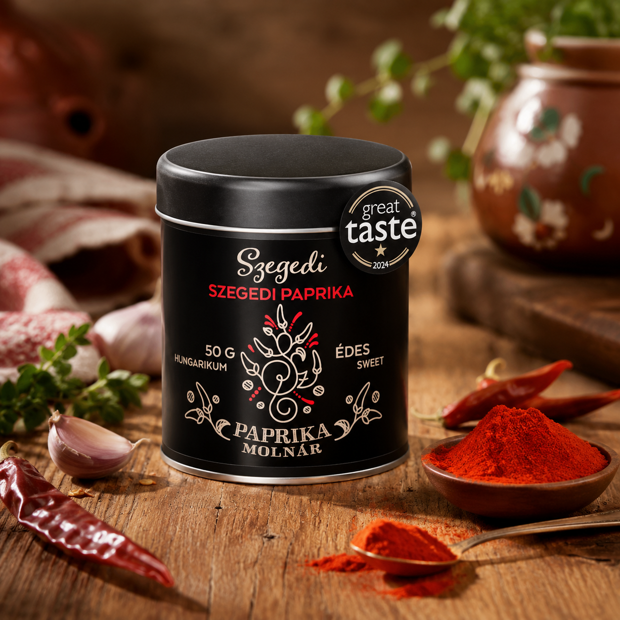 SZEGEDI Premium Paprika edelsüß 50 g in der Metalldose – Bild 2