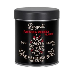 SZEGEDI Premium Paprikaflocken scharf 50 g in der Metalldose
