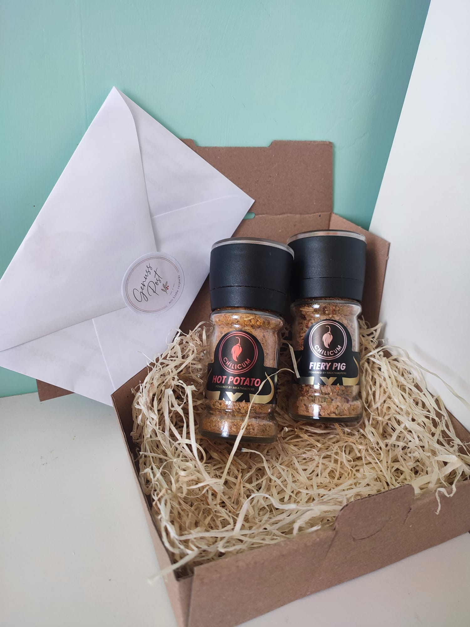 Kleine Grillbox – Fiery Pig & Hot Potato Gewürz-Geschenkset – Bild 3