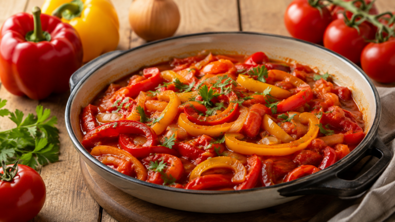 Schnelles Letscho vegetarisch – einfaches Sommerrezept in 20 Minuten