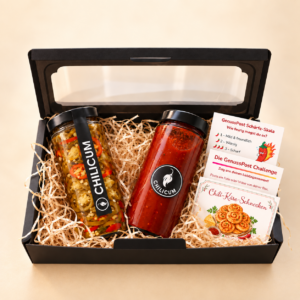 Halloween Partybox – Chili-Sauce, Jalapeños & Rezeptideen
